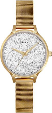 Obaku Womens Stjerner Silver Dial Watch