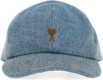 Ami Denim Baseball Cap
