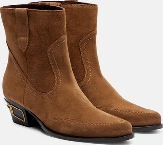 Etro Suede ankle boots