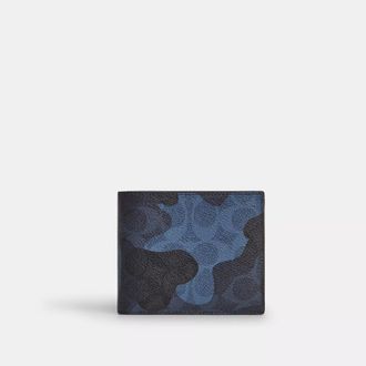 Coach 3 In 1 Wallet In Signature Camo Print