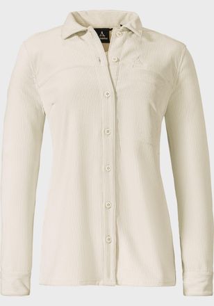 Sch&ouml;ffel Outdoorbluse SCH&Ouml;FFEL Urban Blouse Style Lodos WMS, Damen, Gr. 36, beige (9040, natur), Oberstoff: 98% Polyester, 2% Elasthan, bequem, V-Ausschnitt, B