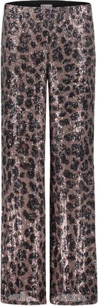 Vera Mont Broeken, Dames, Veelkleurig, S, Leer, Paillet Marlene Broek