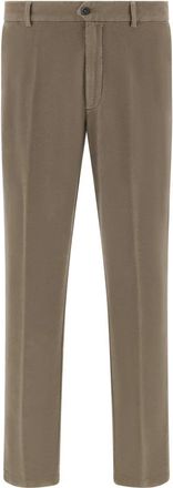 Boggi Milano Broeken, Heren, Bruin, W36, Katoen, Broeken van stretch katoen moleskin