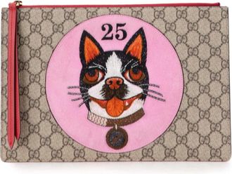 Gucci Pre-owned Clutches, female, Multicolor, Size: ONE SIZE Pre-owned Printed Pouch