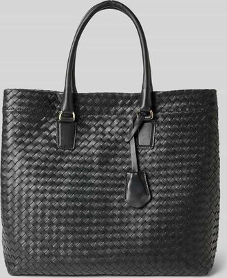 Abro Abro Shopper mit Logo-Applikation Modell Rooftop in Black, Größe 1