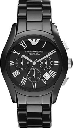 Emporio Armani Accessoires, Heren, Zwart, ONE Size, Leer, Polschijf