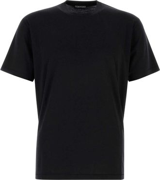 Tom Ford Black Lyocell Blend T Shirt