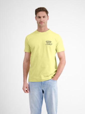 Lerros T-Shirt LERROS Herren T-Shirt in weicher Jerseyqualit&auml;t, Herren, Gr. XXL, gelb (faded gelb), 100% Baumwolle, Rundhals, Shirts T-Shirt