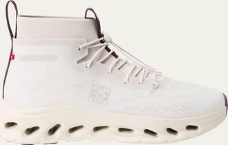 Loewe x On Mens Cloudtilt Hi Stretch-Knit Sneakers