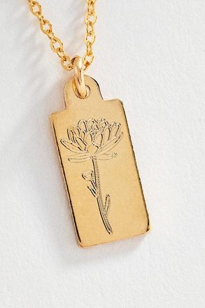 Set & Stones Tawney Birth Flower Necklace