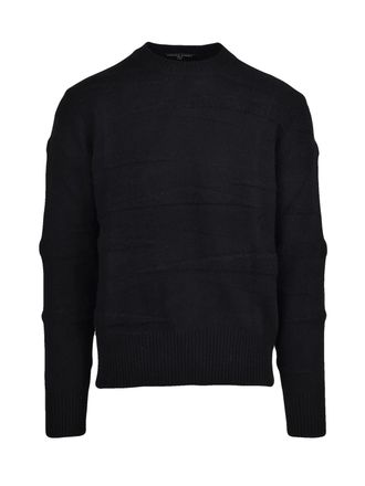 Daniele Fiesoli Crewneck Sweater In Extrafine Merino Wool And Cashmere Blend
