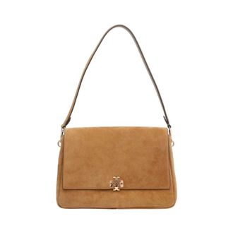 Tory Burch Dames, Tassen, Beige, Maat: ONE Size Su&egrave;de