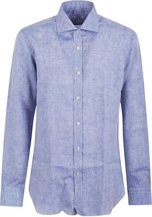 Buonamassa Camicia in lino - Blu