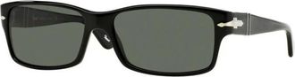 Persol Authentieke Bril met Topkwaliteit - Heren - Zonnebrillen - Zwart - 58 MM - Accessoires