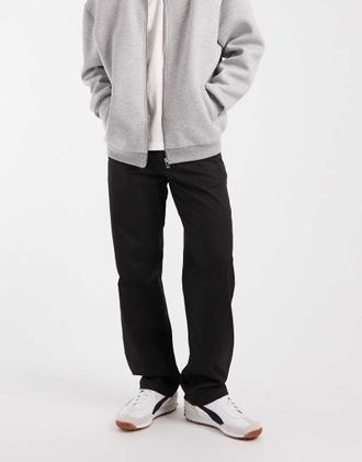 Vans Authentic - Pantaloni chino dritti neri-Nero