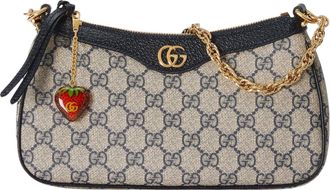 Gucci (WMNS) Gucci Ophidia GG Small Handbag Beige Blue 735132-FABLE-8881