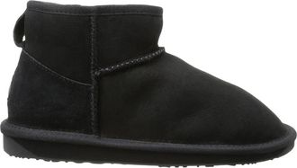 Emu Zwarte Leren Dameslaarzen - Dames - Winterlaarzen - Zwart - 41 EU - Leer - Schoenen