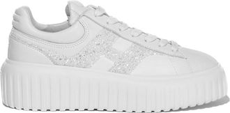 Hogan Contemporary White H-Stripes Sneakers