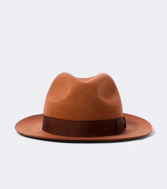 Borsalino Fedora Rupert in feltro di lana