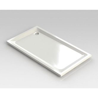 NEMO Spring Horus douchebak acryl 160x90x4.5cm afvoer D90 wit zonder potenstel dikte 4 mm