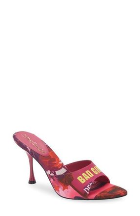 Jeffrey Campbell Agent Slide Sandal in Fuchsia Bad Girl Combo at Nordstrom, Size 7.5