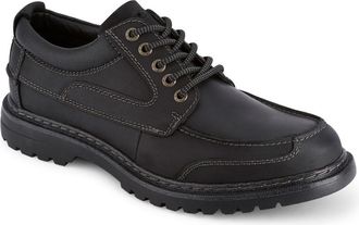 Dockers Overton Mens Leather Oxford Shoes Rugged Casual Shoes for Men with Stain Defender - Wide Widths Available