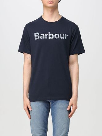 Barbour T-shirt in cotone con logo Barbour