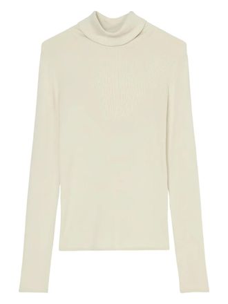 Marc O'Polo ribbed turtleneck top - Neutrals
