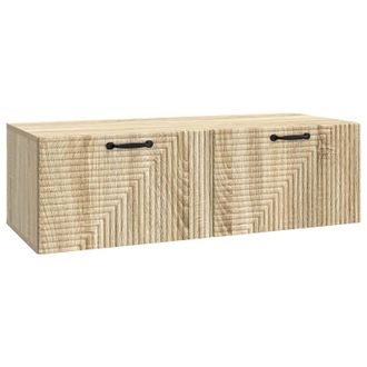 vidaXL Mueble Para Tv De Pared Roble Sonoma 98 X 41 X 30 Cm Vidaxl