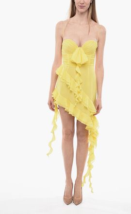 Alessandra Rich Ruffle Dress with Bustier Alessandra Rich