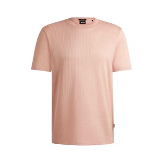 HUGO BOSS Heren Tiburt 406 T-Shirt (Roze)