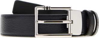 Montblanc Meisterst&uuml;ck Reversible Leather Belt - Heren - Riemen - Blauw - ONE Size - Leer - Accessoires