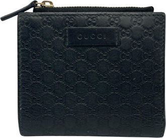 Gucci Black Leather Wallet (Bi-Fold) (Pre-Owned)