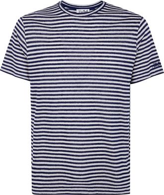 MC2 Saint Barth Stripes Linen T-Shirt