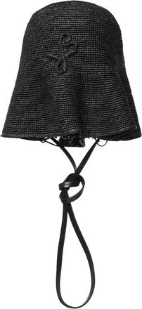 Ruslan Baginskiy Hat Bag - Dames - Hoeden - Zwart - ONE Size - Leer - Accessoires