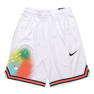 Nike Colorful Loose Sports Casual Basketball Shorts White DJ5214-100