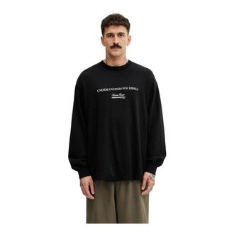 Undercover Undercoverism FOR Rebels Long Sleeve T-Shirt - Heren - Tops - Zwart - Maat: XL Katoen