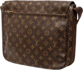Louis Vuitton Pre-owned Monogram Beaubourg MM - Dames - Vintage Schoudertas - Bruin - ONE Size - Vintage