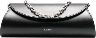 Jil Sander Cannolo shoulder bag - women - Calf Leather - One Size - Black
