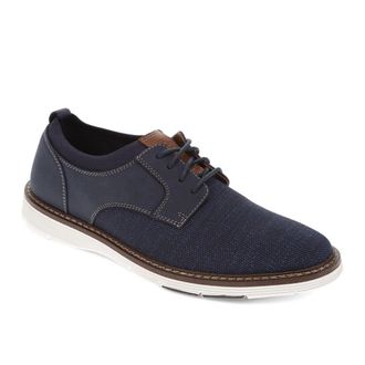 Dockers Mens Edgehill Knit and Synthetic Leather Dress Casual Lace Up Oxford Shoe