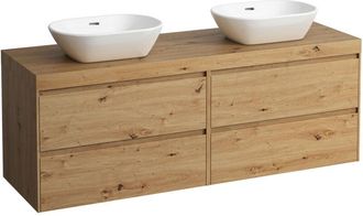 Laufen Lani Encimera De Lavabo Roble Silvestre Incl. Mueble Bajo - Laufen