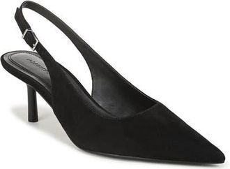 Nordstrom Liza Pointed Toe Pump (Nordstrom Exclusive) in Black Suede at Nordstrom, Size 8.5