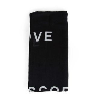 Rick Owens Scarves, male, Black, Size: ONE SIZE Temple Printed Cot Scarf