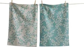 Tag Canyon Print Leafy Vine Dt S/2 Lt Blue Light Blue Cotton Everyday at Nordstrom
