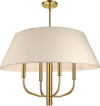 Dainolite Dalia 4-Light Tapered Drum Chandelier