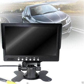 Trade Shop Trade Shop - Monitor Lcd Led Tft 7 Pollici 2 Ingressi Para Telecamera Retromarcia