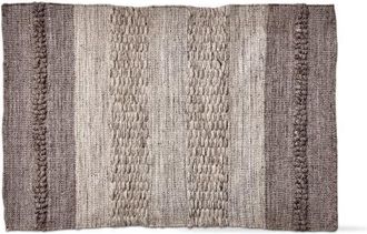 Tag Gradation Stripe Recycled Woven Accent Rug Brown Multi Eco-Friendly at Nordstrom, Size Medium
