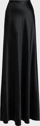 Ralph Lauren Collection Masina Stretch Satin Skirt