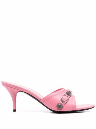 Balenciaga 70mm Cagole sandals - women - Leather/Leather/Leather - 36 - Pink