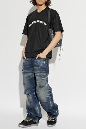 Misbhv V-neck T-shirt, Mens, Black